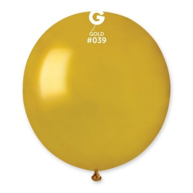 Балон диаметър 48 см, златен металик, Gemar GM 150 #039 /Uk/