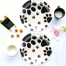 Хартиена чинийка Лапички, 10бр. пакет /Gx/