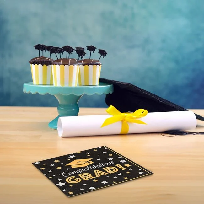 Салфетки Дипломиране/Grad, 12 бр. в пакет /Mb/