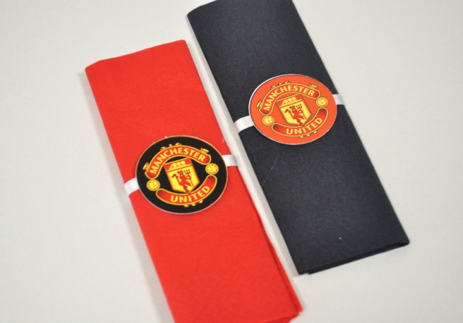Парти салфетки Манчестър Юнайтед, 33х33 см, 6 бр. пакет