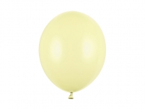 Балон цвят бледо жълт /light yellow/ пастел, диаметър 30 см, 10 бр. в пакет /Pd/