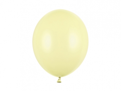 Балон цвят бледо жълт /light yellow/ пастел, диаметър 30 см, 10 бр. в пакет /Pd/