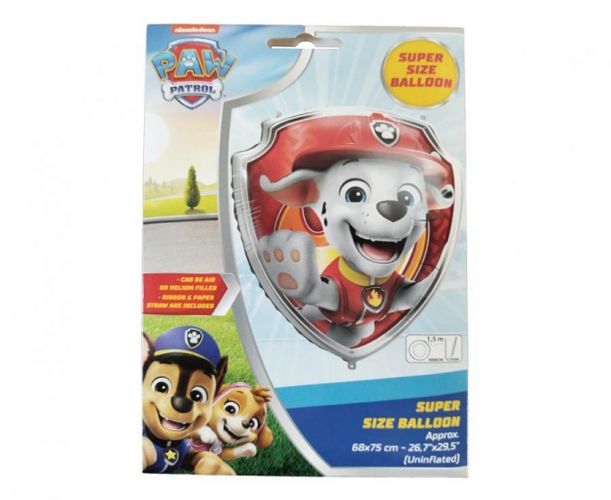 Фолиев балон Маршал Пес Патрул, 68x75см /Gd/