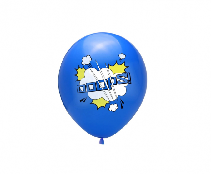 Комплект 10 бр. премиум балони Супер герои, микс цветове /Ch/