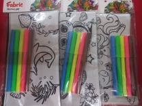 Комплект за оцветяване, Несесер с флумастри, различни дизайни /Pe/