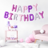 Фолиев надпис Happy Birthday различни цветове /Gx/