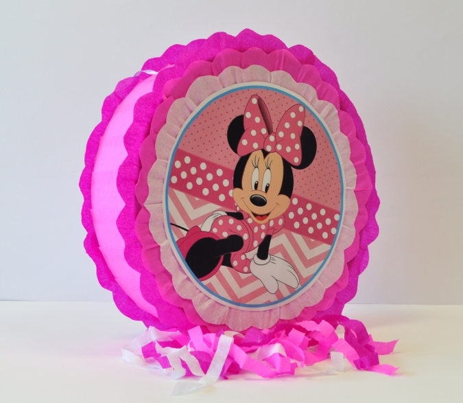 Пинята Мини Маус, две лица 40х40 см