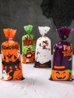 Подаръчни торбички, пликове за сладки Хелоуин,12х27см, 25 бр. в опаковка /Ch/
