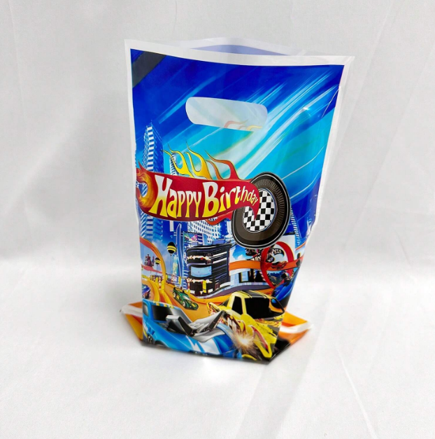 Подаръчни торбички, пликове за сладки Хот Уилс,12х27см, 10 бр. в опаковка /Ch/