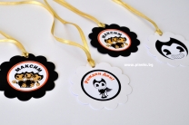 Персонализиран парти медальон  Бенди, 5бр. пакет