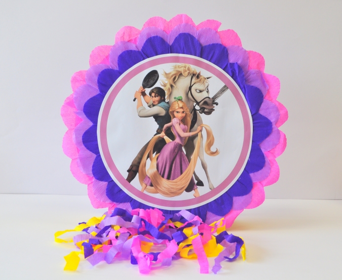 Пинята Рапунцел, две лица 40х40 см