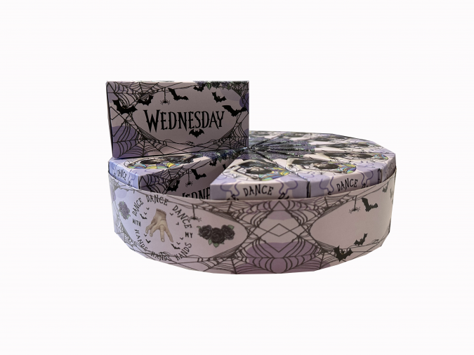 Комплект 13 парчета /заготовки за хартиена торта Уенсдей Адамс, с вкл. ринг за декорация /Mr/