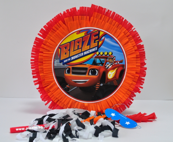 Пинята Пламъчко / Блейз, две лица 40х40 см