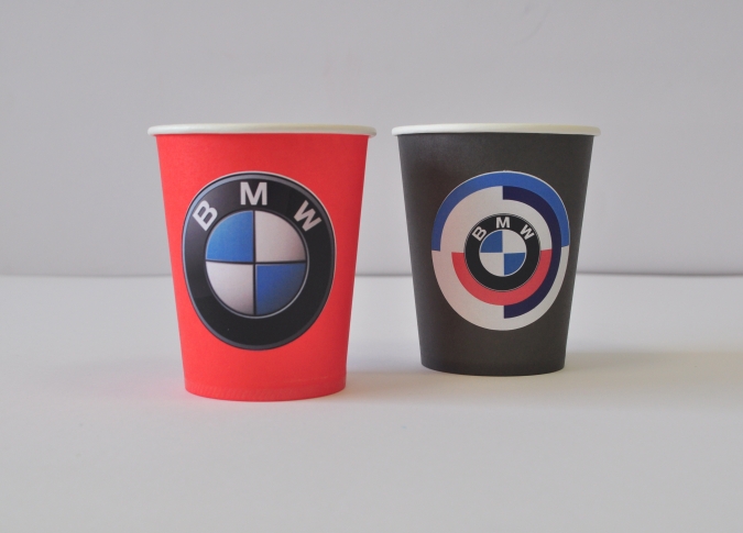 Персонализирана чашка 220 мл., БМВ, 6бр. пакет