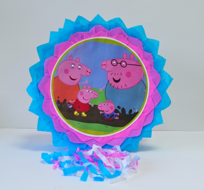 Пинята Пепа Пиг, две лица 40х40 см