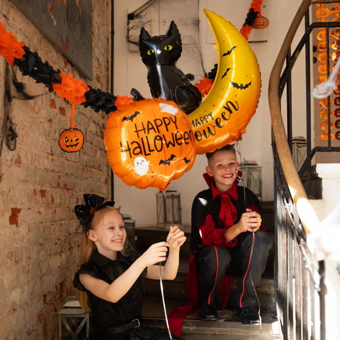 Банер гирлянд за декорация Хелоуин Тикви / Haloween, 3,00 м /Pp/