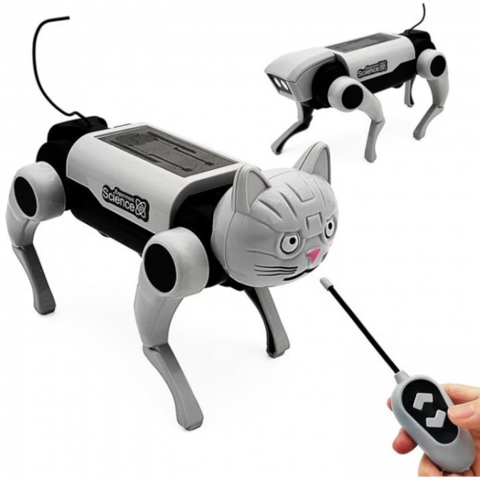 Механична играчка робот Куче/Котка с дистанционно, образователна играчка /Li/