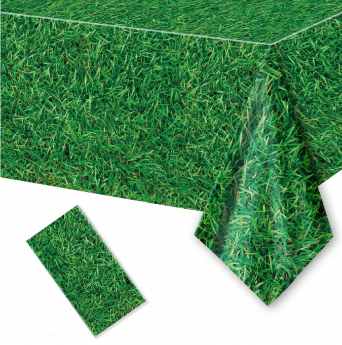 Парти покривка Футбол, трева, 130х220 см /Ch/