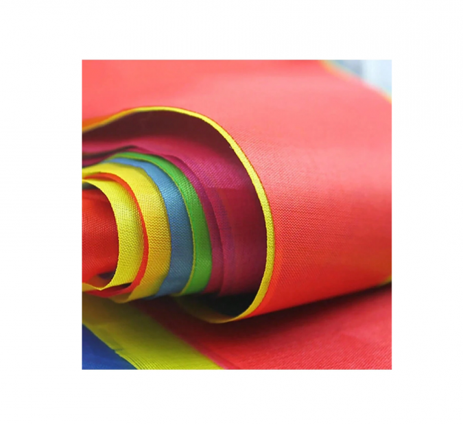 Банер гирлянд за външна декорация, 50м, 100 шарени триъгълни флагчета /Ch/