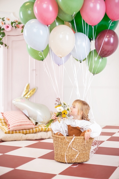 Балон цвят мъгливо син /misty blue/ пастел, диаметър 30 см, 10 бр. в пакет /Pd/