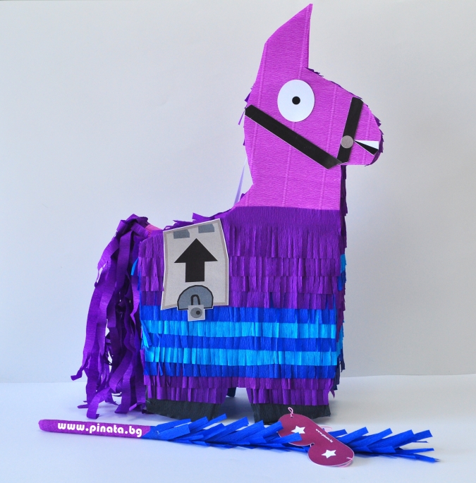 Пинята Фортнайт Лама, височина 50 см