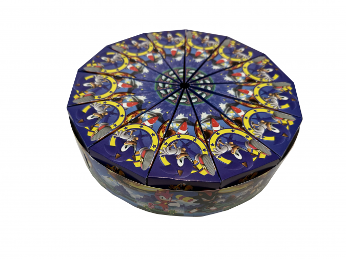 Комплект 13 парчета /заготовки за хартиена торта Соник, с вкл. ринг за декорация /Mr/