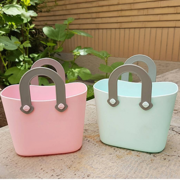 Декоративна кошничка, 13х11см, микс цветове /Sa/