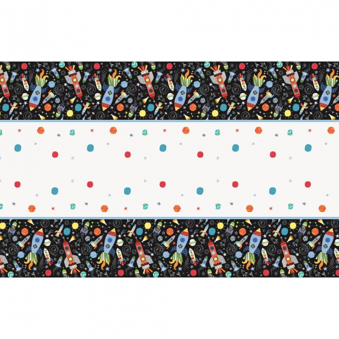 Покривка за еднократна употреба Космос, 137х213 см / Outer Space /Un/