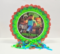 Пинята Майнкрафт, две лица 40х40 см