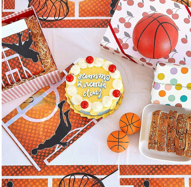 Парти покривка Баскетбол, 108х180 см /Ch/