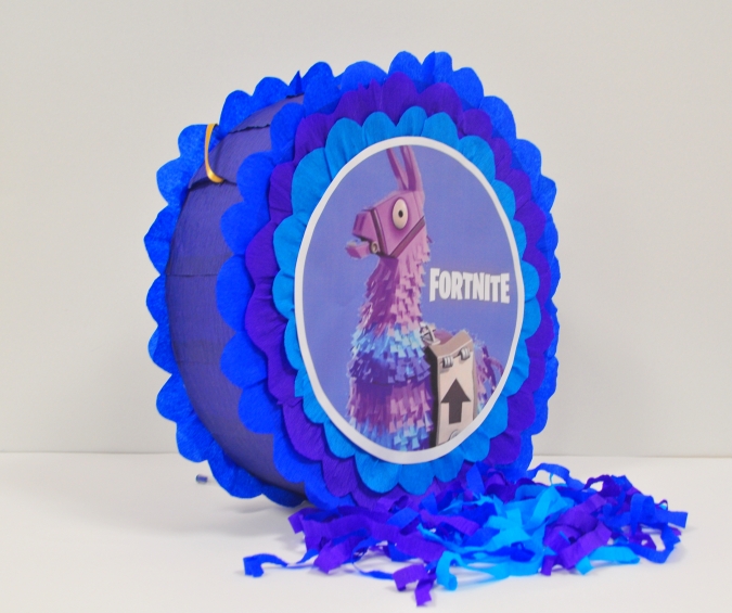 Пинята Фортнайт Лама, две лица 40х40 см