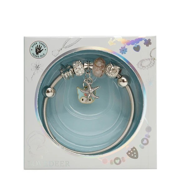 Детска стилна гривна тип Пандора в подаръчна кутийка /Li/