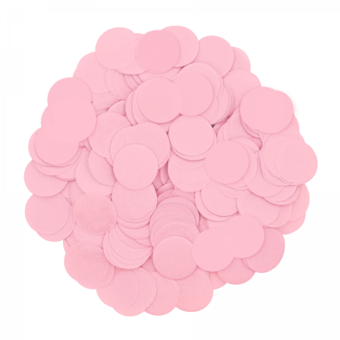 Конфети за балони цвят  розов, 15 гр. опаковка /Pp/