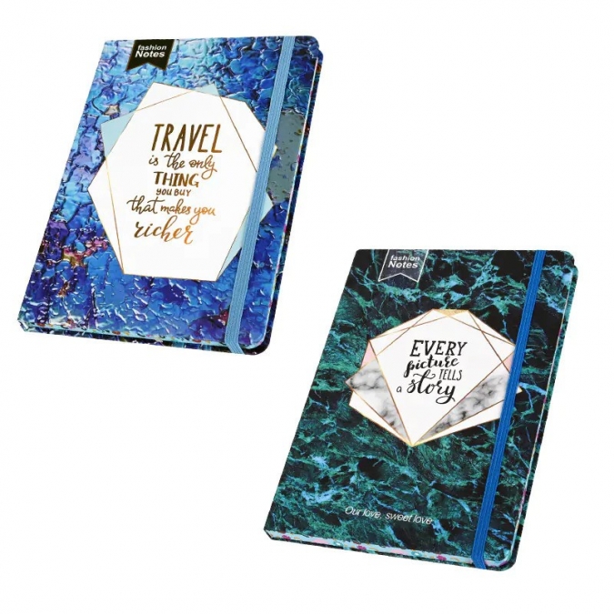 Бележник с два разделителя /твърди корици/ 21х15см /Km/