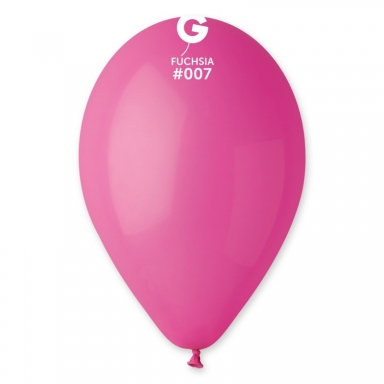 Балон цвят циклама, диаметър 26 см, 10 бр. в пакет Gemar G90 #007 /Uk/
