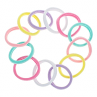 Детски ластик за коса, 12 бр. микс цветове /Mb/