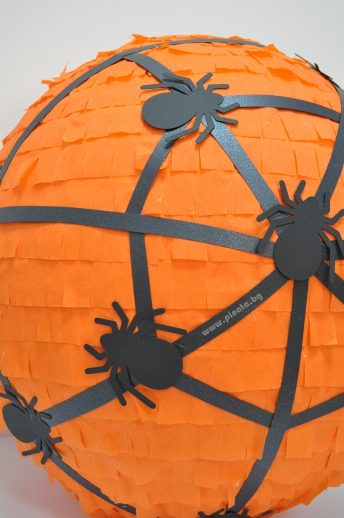 Пинята Хелоуин Паяци, диаметър 40 см