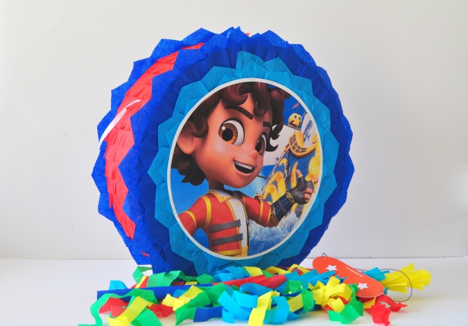 Пинята Ай Ай Сантяго, две лица 40х40 см