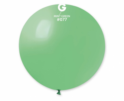 Балон  сфера  диаметър 80 см, мента, зелен пастел/Mint Green, Gemar G30 /Uk/