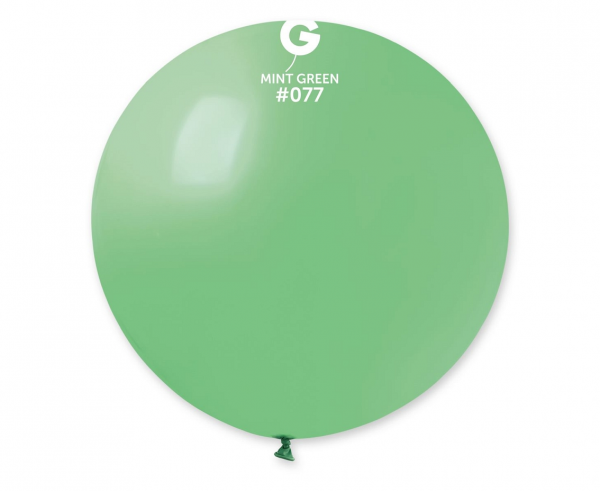Балон  сфера  диаметър 80 см, мента, зелен пастел/Mint Green, Gemar G30 /Uk/