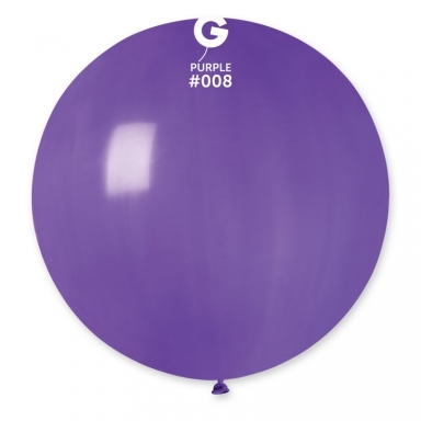 Балон  сфера  диаметър 80 см, лилав пастел  Gemar G220 #008 /Uk/