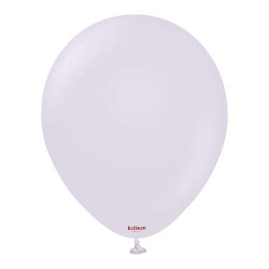 Балон цвят люляк /макарон/ / Lilac, Калисан, диаметър 30 см, 10 бр. в пакет
