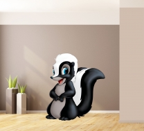 Фигурка за декорация Скункс, Горски животни, свободно стояща, 40 см pvc