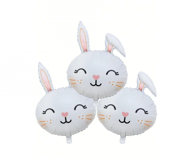 Фолиев балон Великденско зайче, 75см /Ch/