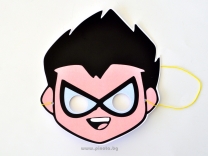 Парти маска Робин Малките титани, 2 бр. в пакет