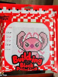 Конструктор Лего блокчета Стич/Ейнджъл /Li/