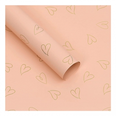 Опаковъчна хартия цвят розов, 