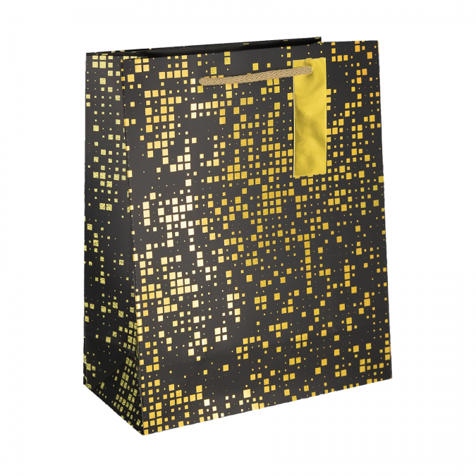 Луксозни подаръчни торбички със златни декорации 23х18см /Pp/