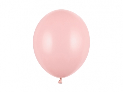 Балон цвят бледо розов /pale pink/ пастел, диаметър 30 см, 10 бр. в пакет /Pd/