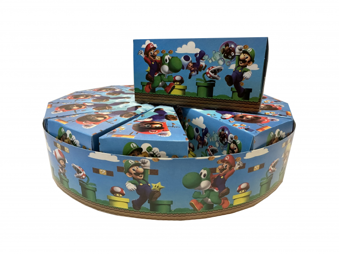 Комплект 13 парчета /заготовки за хартиена торта Марио, с вкл. ринг за декорация /Mr/